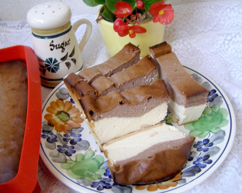 Sernik dwa kolory Sernik dwa kolory