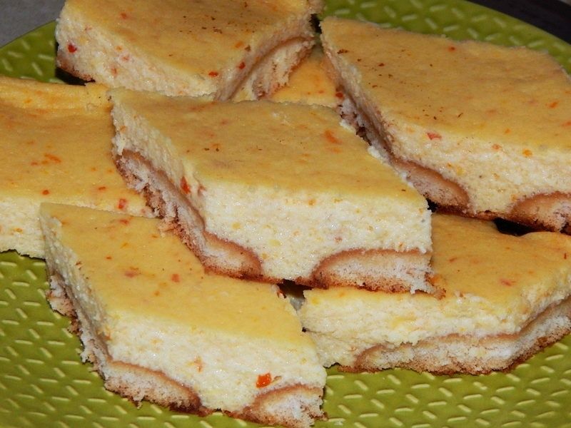 Sernik dyniowo-pomarańczowy