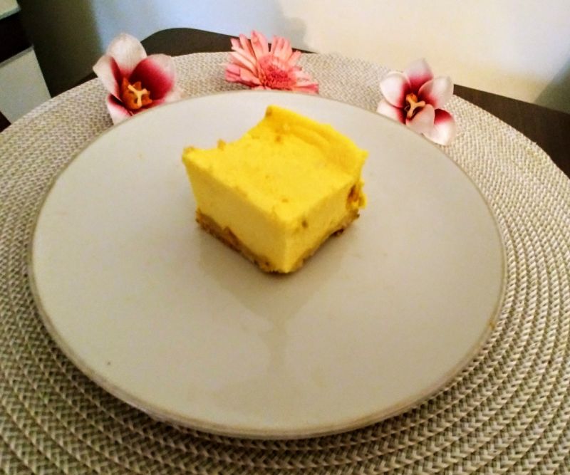 Sernik dyniowy z mango  Sernik dyniowy z mango