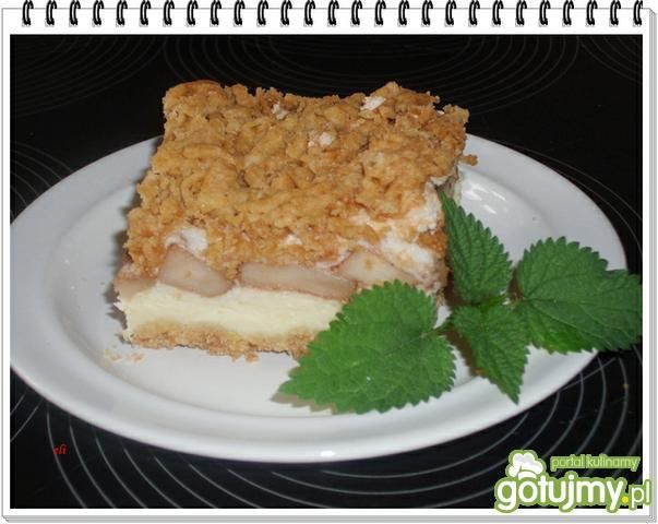 Sernik Eli z jabłkami