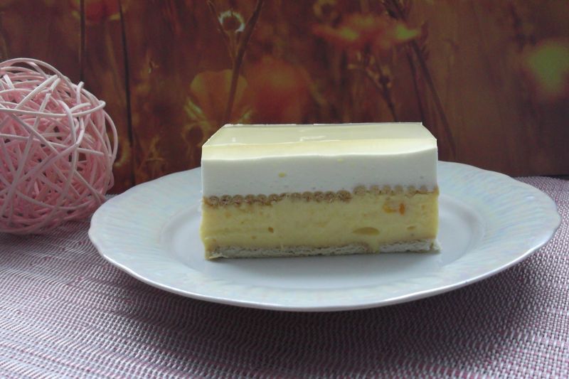 Sernik gotowany "jesienny"