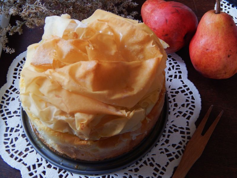 Sernik ''Gruszkowa poduszka'' Sernik ''Gruszkowa poduszka''