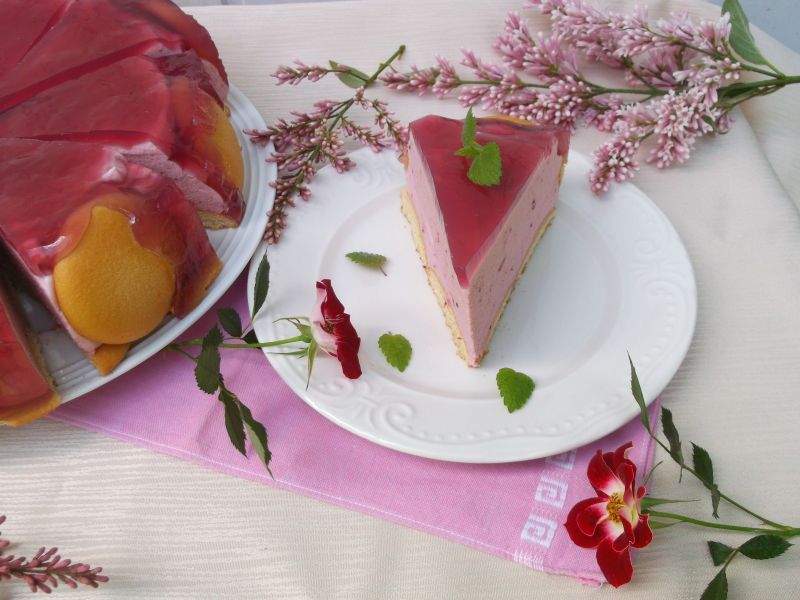 Sernik jagodowy bez pieczenia