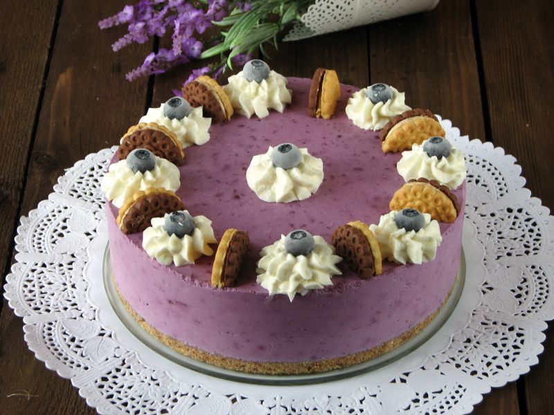 Sernik jagodowy z pianką Chia