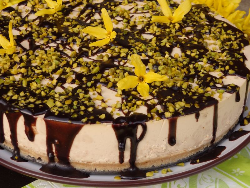 Sernik kajmakowy bez pieczenia Sernik kajmakowy bez pieczenia