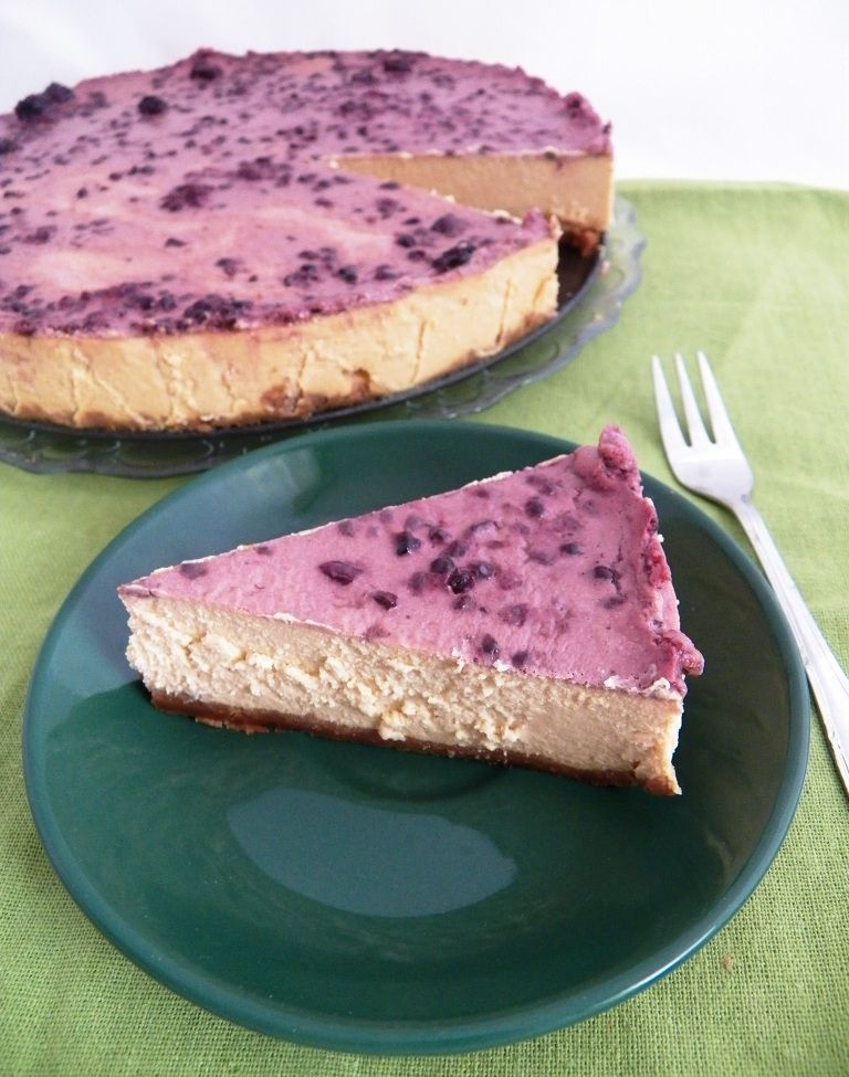 Sernik kajmakowy z konfiturą 