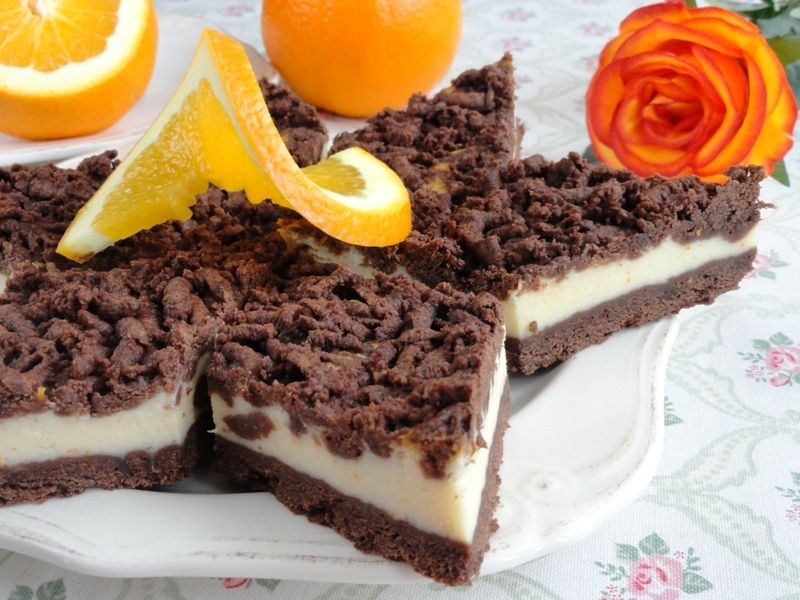 Sernik kakaowo-pomarańczowy Sernik kakaowo-pomarańczowy