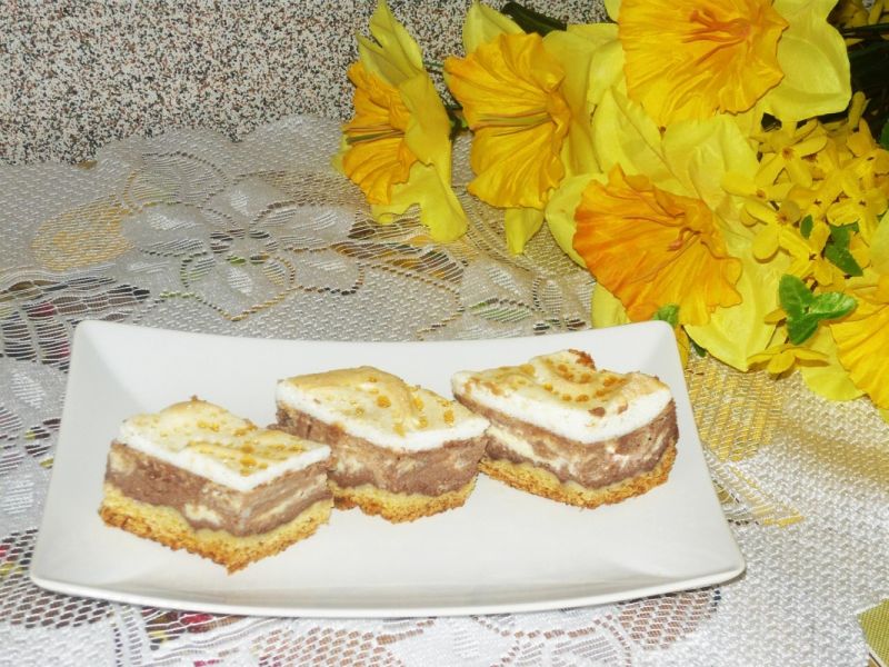 Sernik kakaowy z rosą