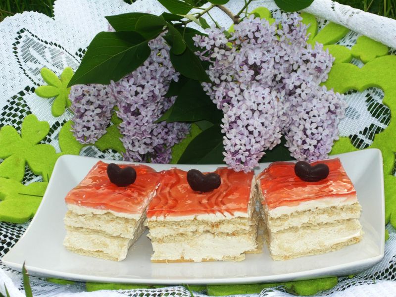 Sernik kawowy na krakersach 