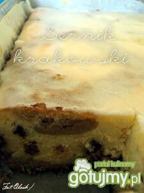 Sernik krakowski z kratką Sernik krakowski z kratką