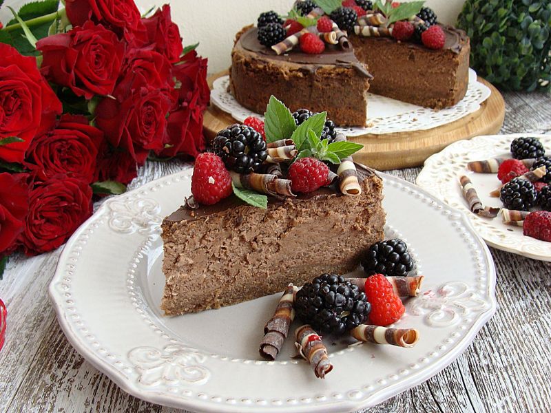 Sernik "leśne runo"