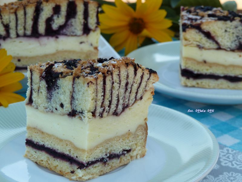 Sernik mediolański z powidłami Sernik mediolański z powidłami