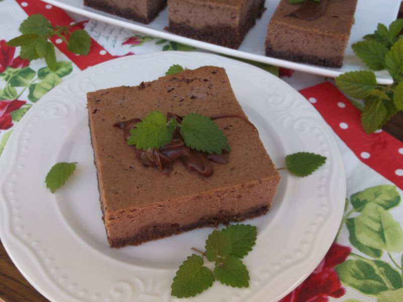 Sernik mocno czekoladowy