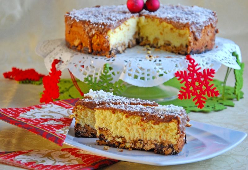 Sernik mocno kokosowy