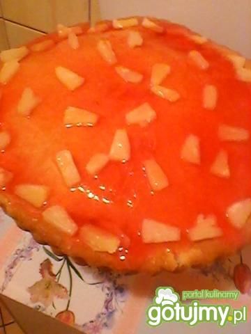 Sernik na biszkopcie 4