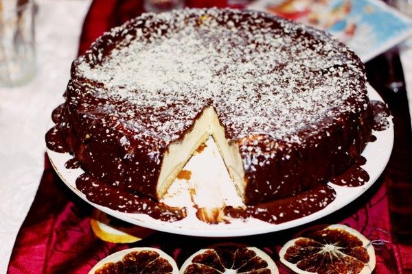 Sernik na biszkoptach