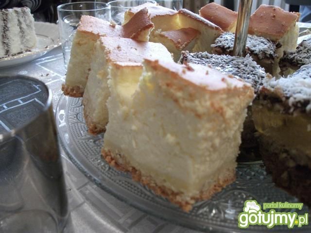 Sernik na cienkim spodzie Sernik na cienkim spodzie