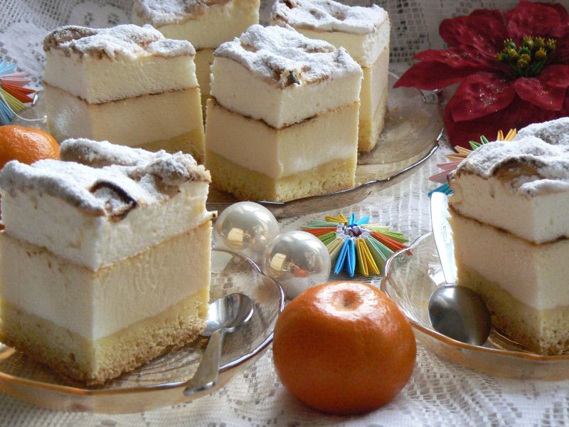 Sernik na kruchym cieście