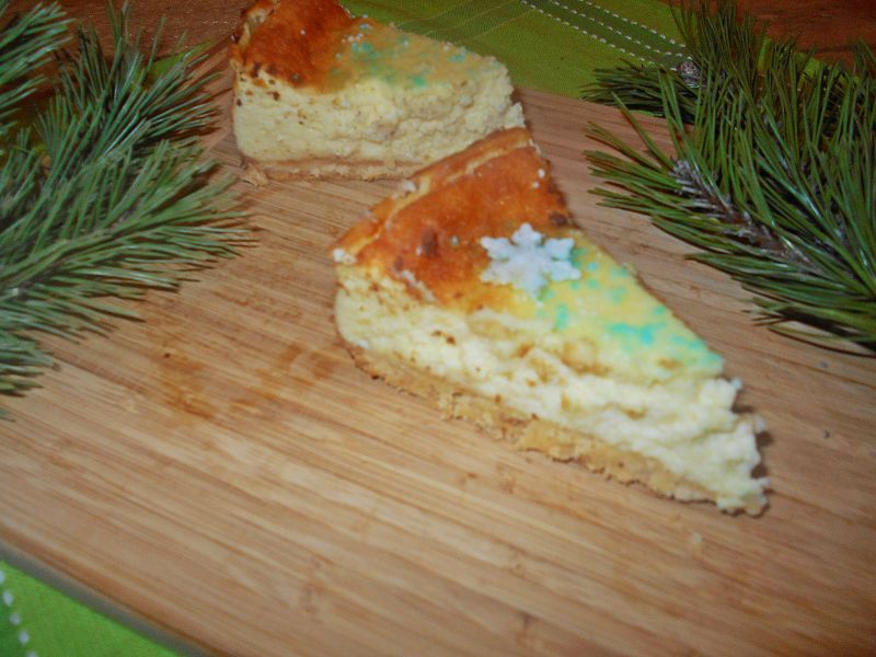 Sernik na kruchym spodzie