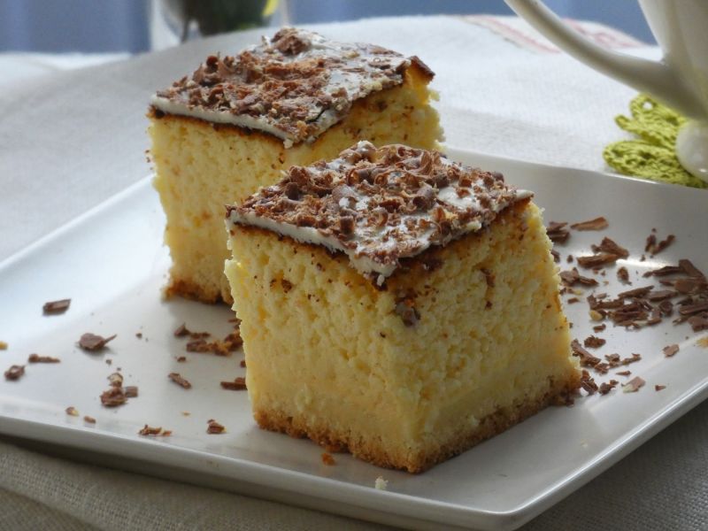 Sernik na kruchym spodzie Sernik na kruchym spodzie