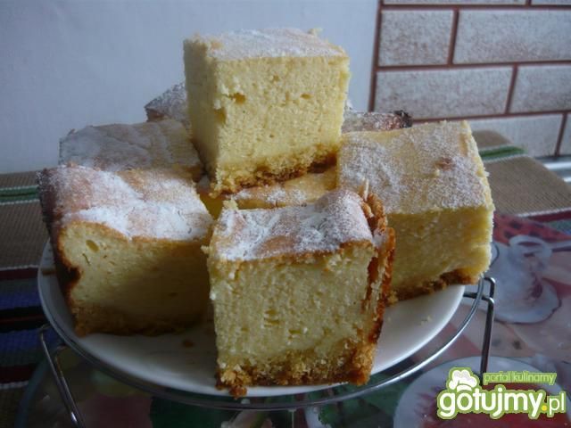 Sernik na kruchym spodzie Sernik na kruchym spodzie