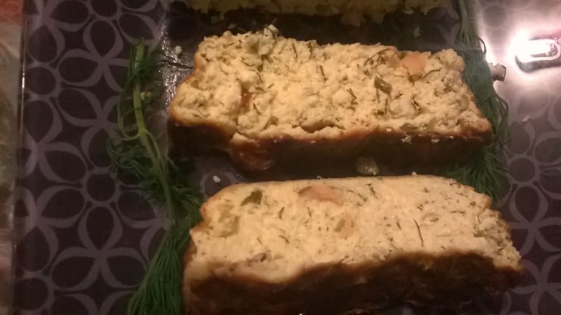 Sernik na słono z koperkiem Sernik na słono z koperkiem