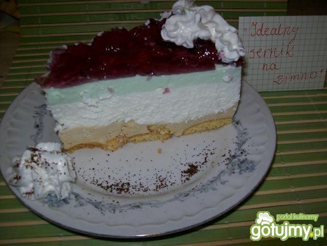 sernik na śnieżkach  sernik na śnieżkach