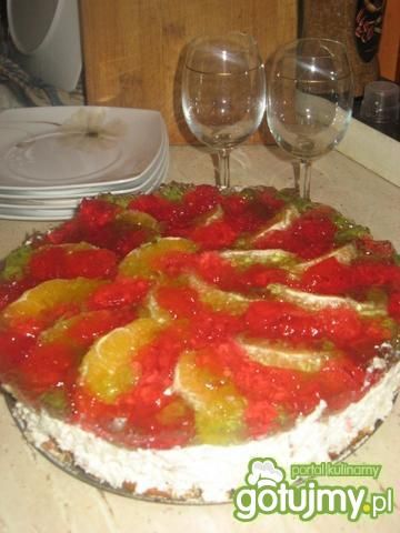 Sernik na zimno Koloraśny