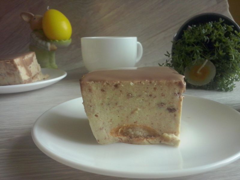 Sernik na zimno straciatella