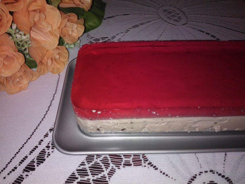 Sernik na zimno straciatella-monte