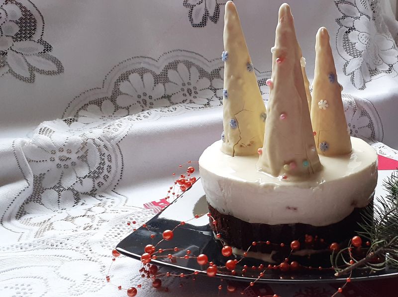 Sernik na zimno usta Adama