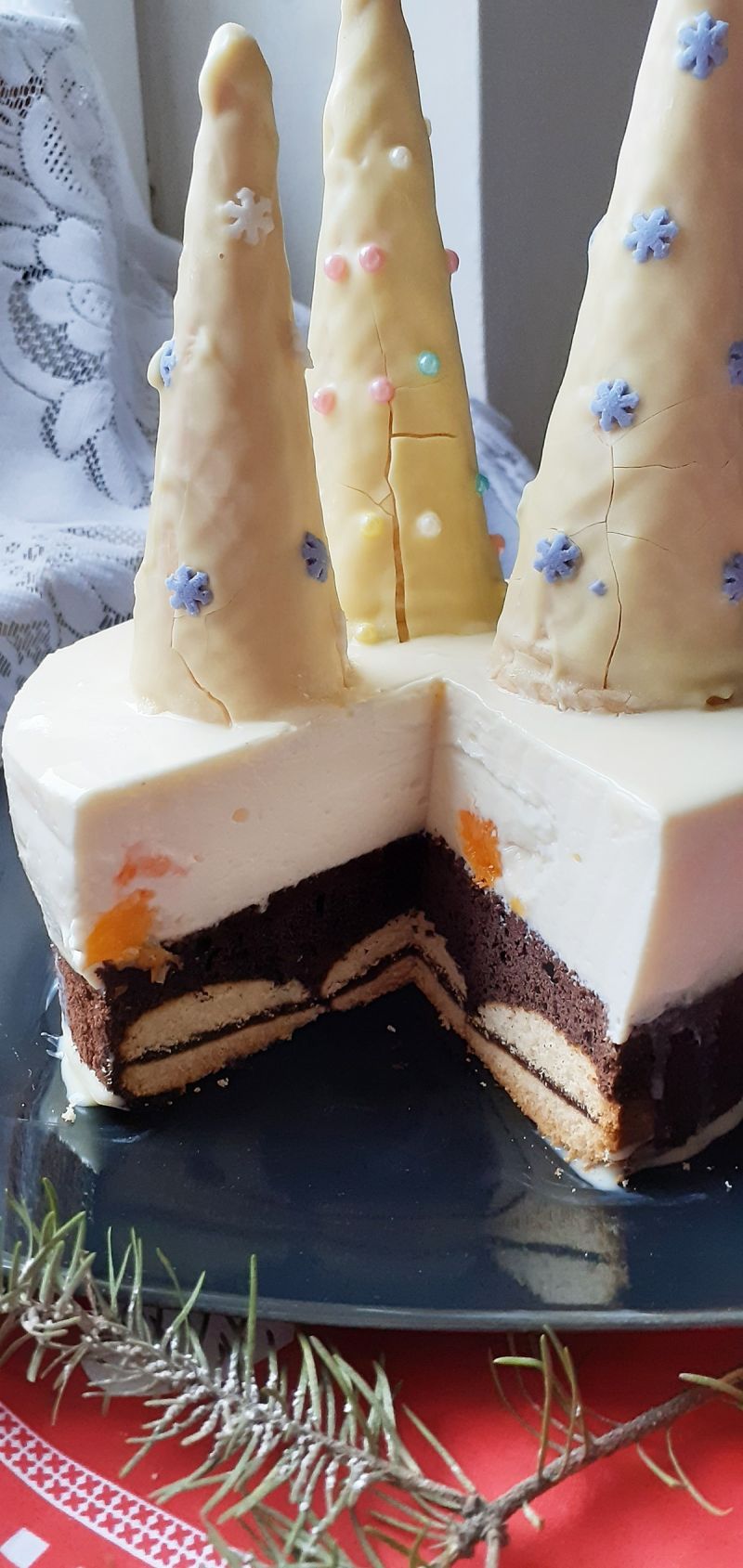 Sernik na zimno usta Adama