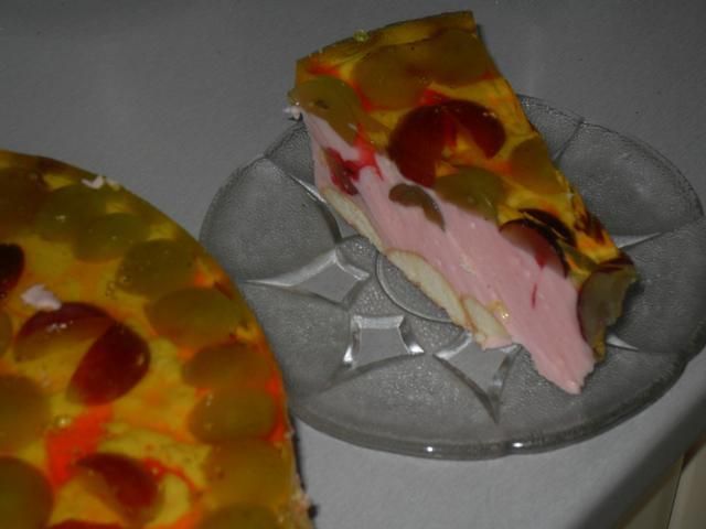 Sernik na zimno - winogronowe wariacje