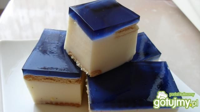 Sernik na zimno z galaretką