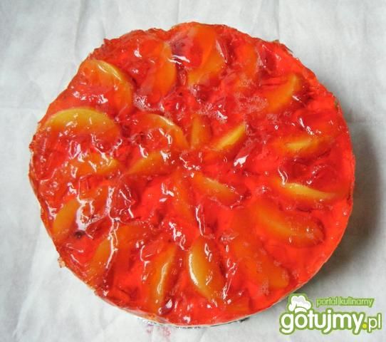 Sernik na zimno z galaretkami 