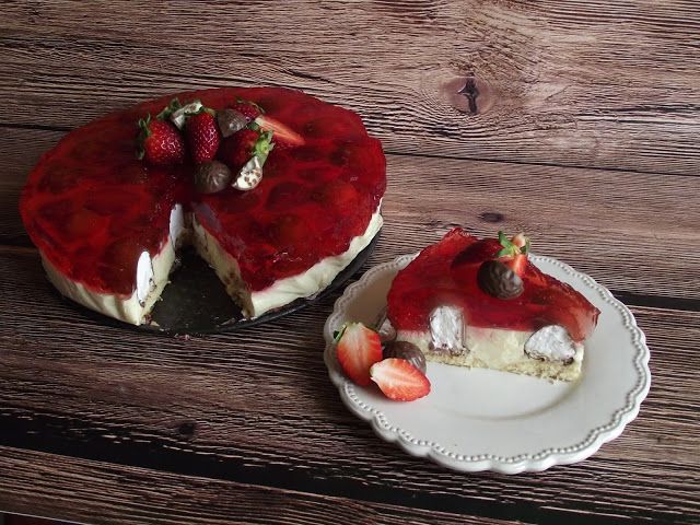 Sernik na zimno z niespodzianką  Sernik na zimno z niespodzianką