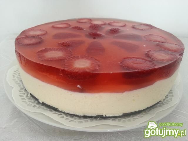 Sernik na zimno z przepisu Teściowej