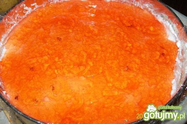 Sernik na zimno z rodzynkami Sernik na zimno z rodzynkami