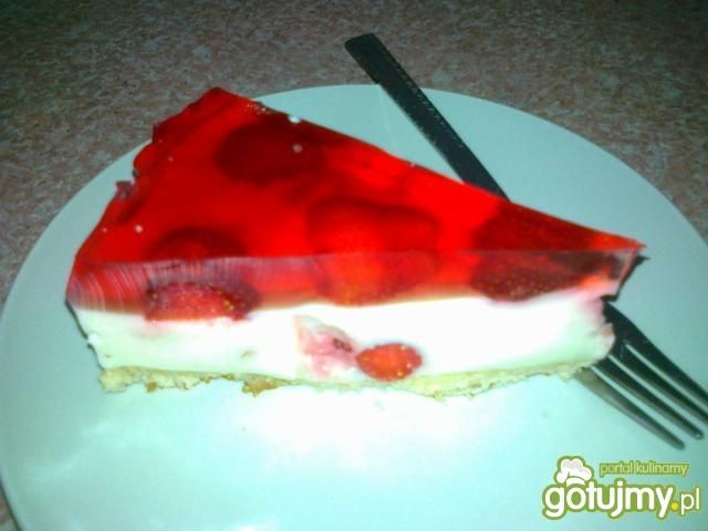 Sernik na zimno z truskawkami 9 Sernik na zimno z truskawkami 9