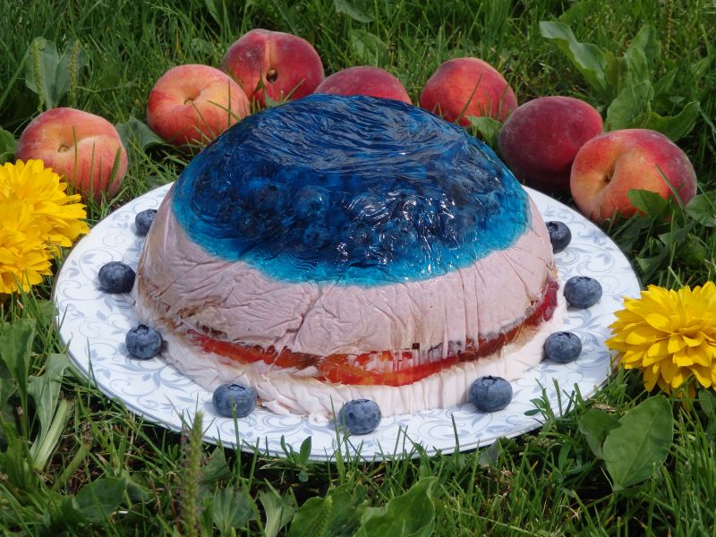 Sernik owocowa kopuła