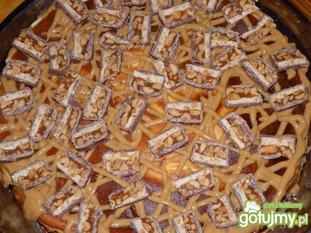Sernik pieczony z akcentem snickersowym Sernik pieczony z akcentem snickersowym