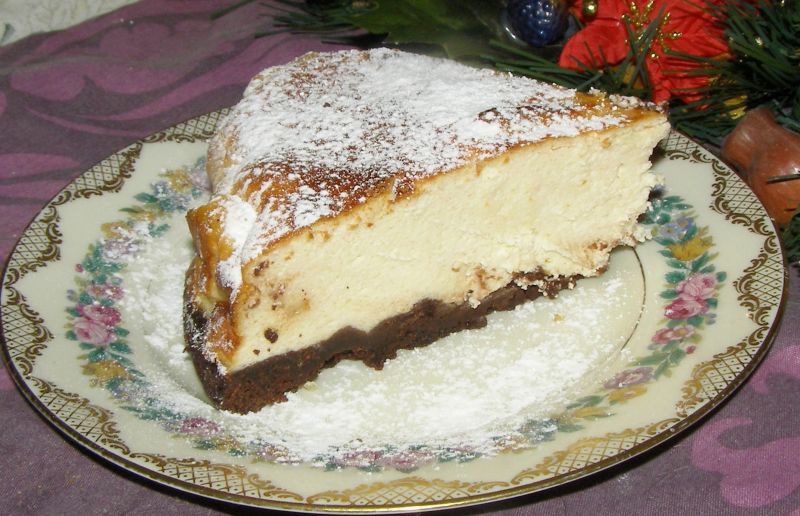 Sernik pieczony ze skórką pomarańczową Sernik pieczony ze skórką pomarańczową