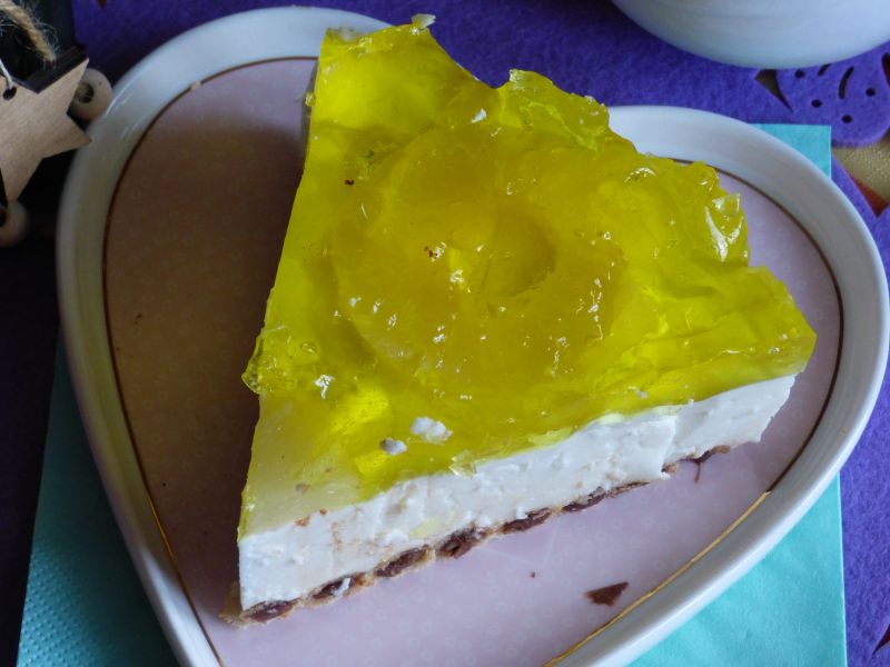 Sernik Pina Colada (bez pieczenia)