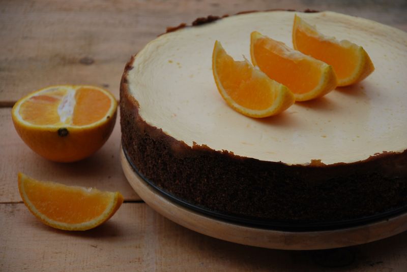 Sernik pomarańczowy