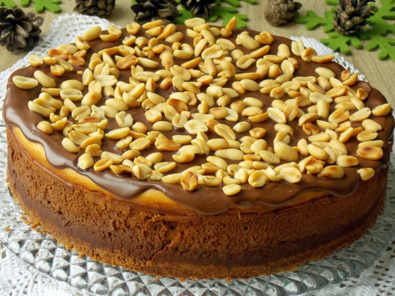 Sernik Snickers Sernik Snickers