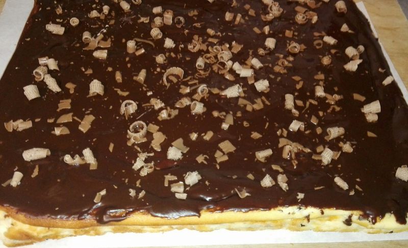 Sernik straciatella Sernik straciatella