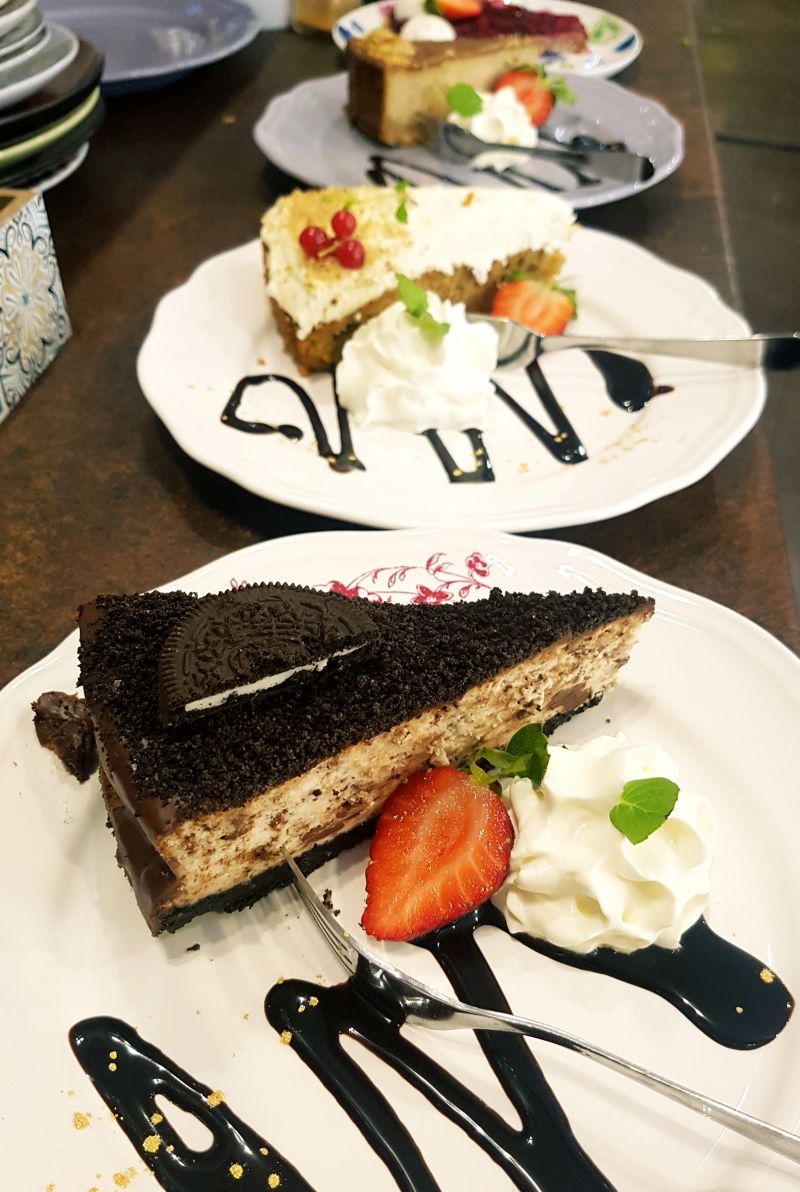 Sernik straciatella z Oreo