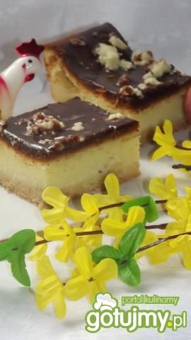 Sernik  świąteczny oblany czekoladą  Sernik  świąteczny oblany czekoladą