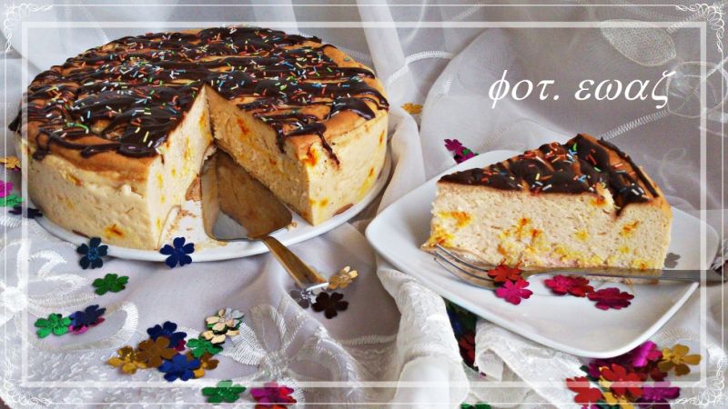 Sernik szafranowo - waniliowy Sernik szafranowo - waniliowy