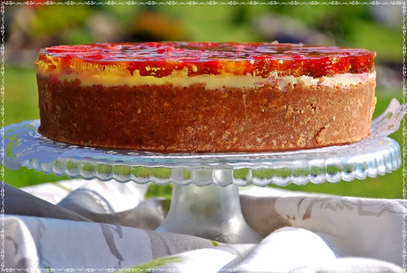 Sernik truskawkowa zebra Sernik truskawkowa zebra